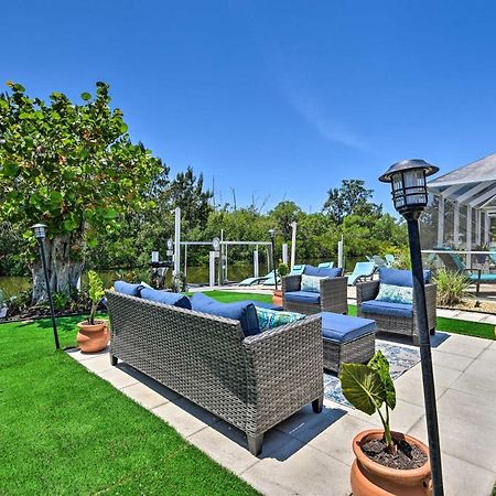 Waterfront Bradenton Home Heated Pool And Fire Pit Exterior foto