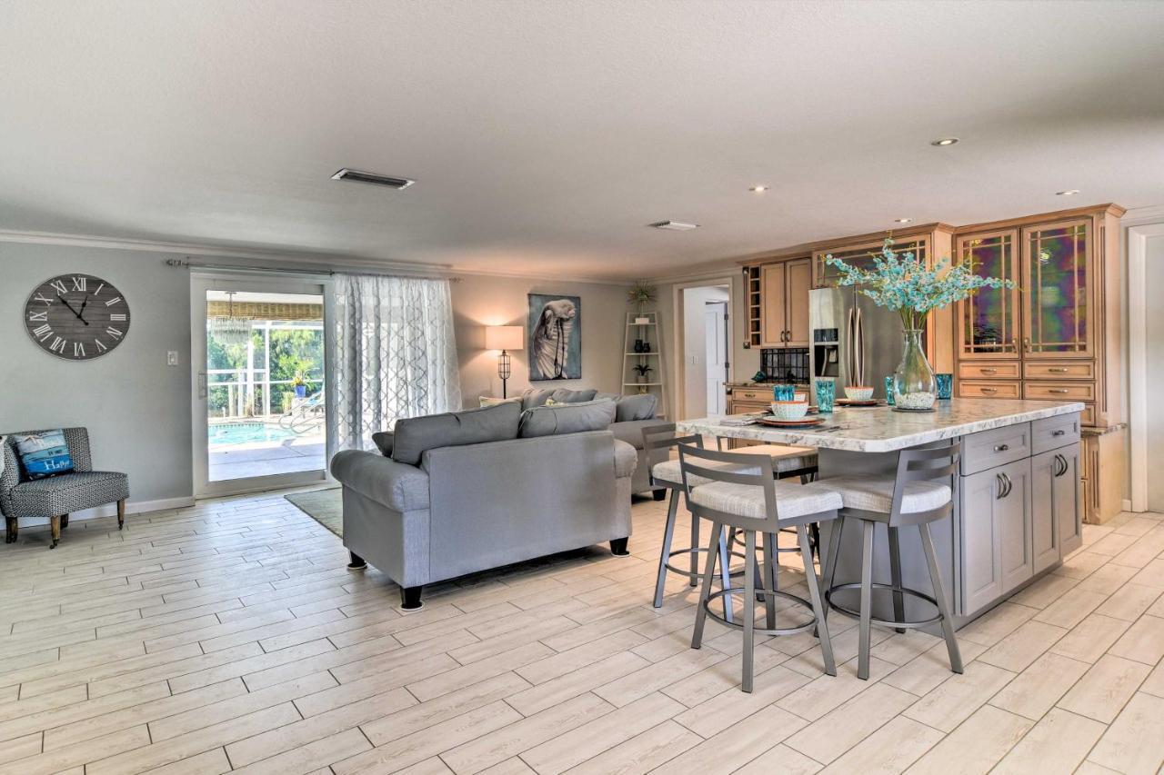 Waterfront Bradenton Home Heated Pool And Fire Pit Exterior foto