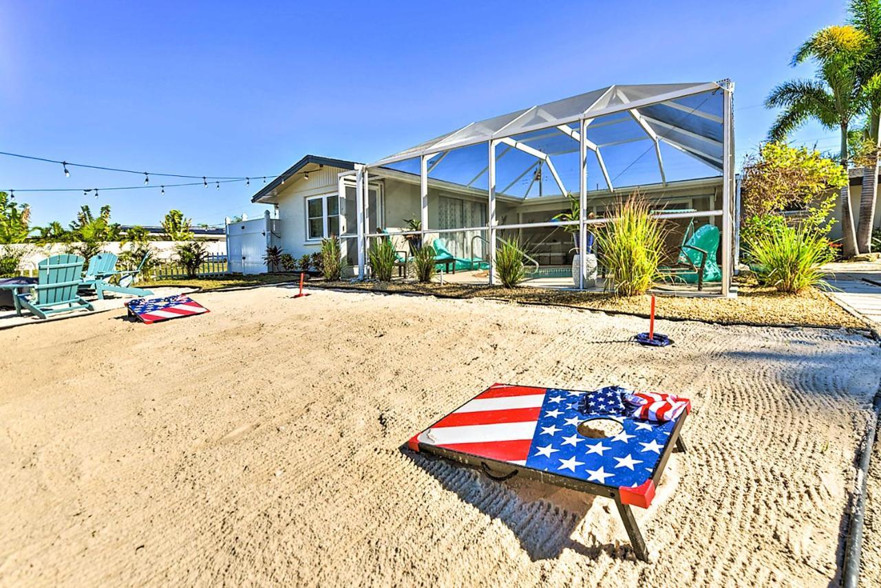 Waterfront Bradenton Home Heated Pool And Fire Pit Exterior foto