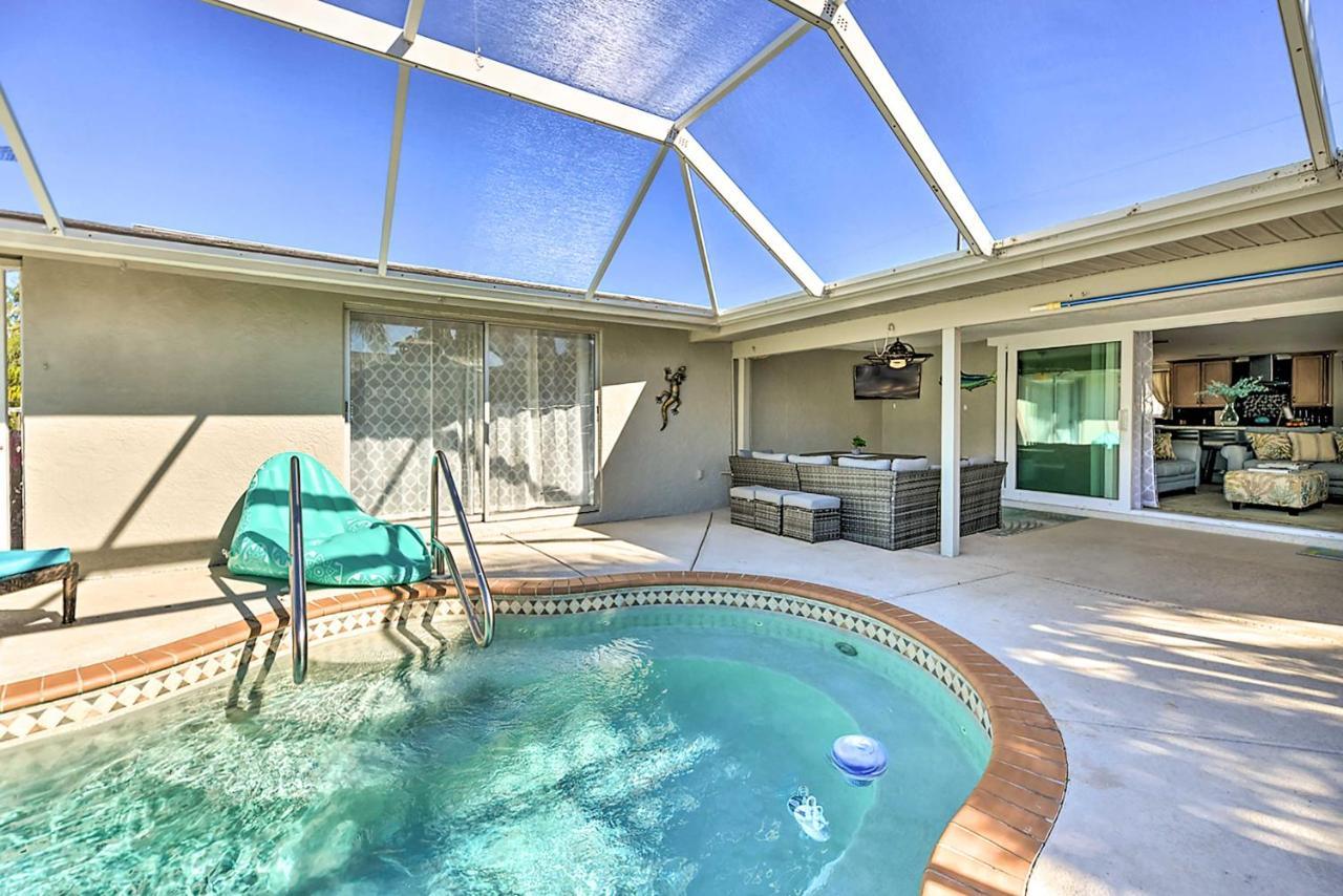 Waterfront Bradenton Home Heated Pool And Fire Pit Exterior foto