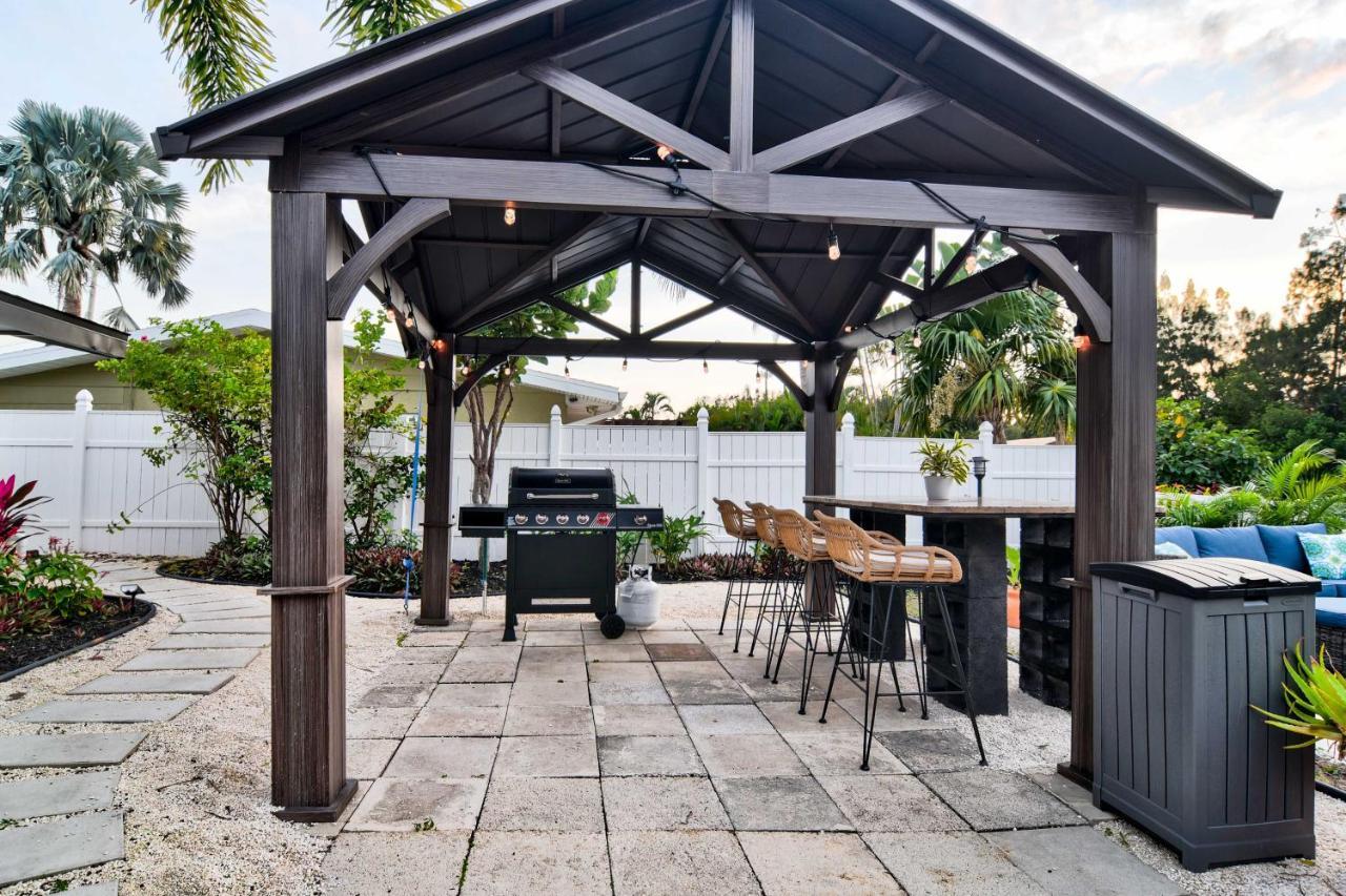 Waterfront Bradenton Home Heated Pool And Fire Pit Exterior foto